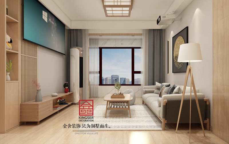 國赫天著裝修設(shè)計(jì)客廳效果圖