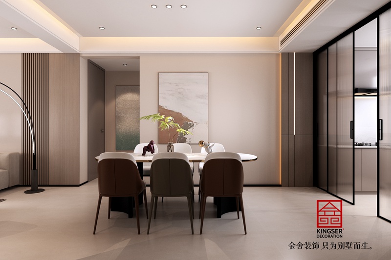國(guó)仕山極簡(jiǎn)風(fēng)格餐廳裝修圖片